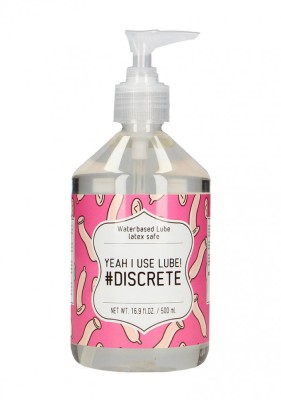 Lubrifiant pe Baza de Apa Yeah I Use Lube! Discrete 500 ml foto