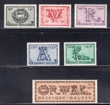 A12 S5 9 - Timbre foarte vechi - Belgia - Cinquieme orval - Lettrines - 1943