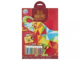 Set creativ Pictura cu nisip pe numere, Elefant, A4, Moxy