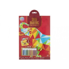 Set creativ Pictura cu nisip pe numere, Elefant, A4