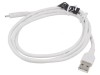 Cablu USB 2.0 A la micro B 1m alb nichelat, Vention