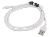 Cablu USB 2.0 A la micro B 1m alb nichelat, Vention