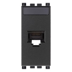 Priza RJ45 UTP Cat6 1M Vimar Arke gri antracit 19339.13