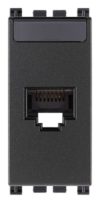 Priza RJ45 UTP Cat6 1M Vimar Arke gri antracit 19339.13 foto