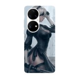 Husa compatibila cu Huawei Nova Y70 model Nier Automata, Silicon, TPU, Viceversa, Transparent, Carcasa