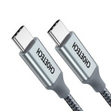 Cablu USB-C - USB-C, PD 100W, 1.8m, gri, XCC1002 Choetech