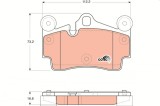 TRW GDB1653 COTEC set placute frana,frana disc