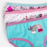 Set Chiloti Multicolor cu Imprime Peppa Pig pentru Copii - 3 Perechi, CMCLASS