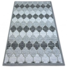 Covor acril Yazz 3766 gri Moroccan clover Trellis, 200x290 cm