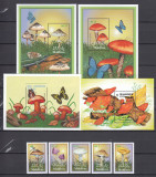 Maldives - CIUPERCI - 4 Colite + Serie - MNH