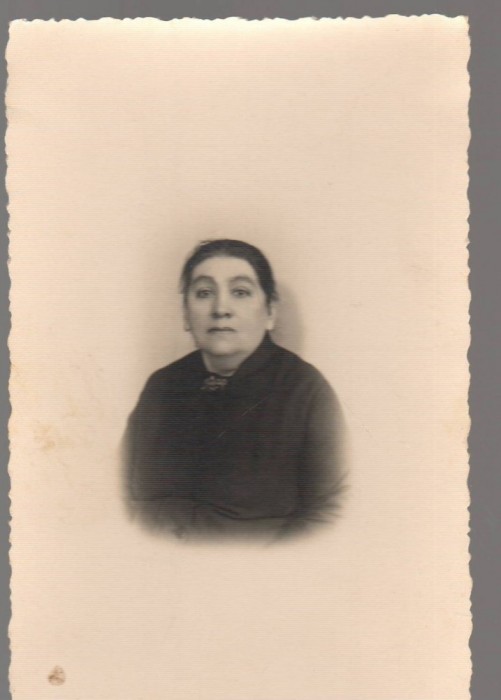 FOTO 12291 FOTOGRAFIE - PORTRET FEMEIE, DIM 13,5x8,5 cm, FOTO FRANCEZ BRAILA