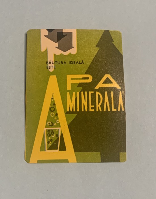 Calendar 1966 apă minerală