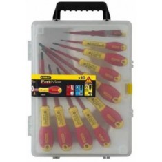 Stanley 0-62-573 Set 10 buca?i surubelni?e FATMAX izolate 1000v - 3253560625733