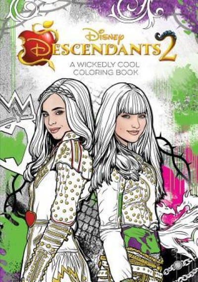 Descendants 2 a Wickedly Cool Coloring Book