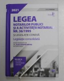 LEGEA NOTARILOR PUBLICI SI A ACTIVITATII NOTARIALE NR. 36 / 1995 SI LEGISLATIE CONEXA , LEGISLATIE CONSOLIDATA , ediie ingrijita de ALIN - ADRIAN MOIS