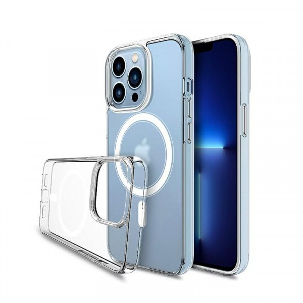 Husa MagSafe pentru Apple iPhone 14 Pro, OEM, Transparenta