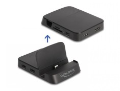 Docking station USB type C la HDMI / USB / Hub / SD / Micro SD, Delock 88018