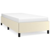 Cumpara ieftin Cadru de pat, crem, 90x200 cm, piele ecologica