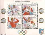 Norvegia 1993 - Medalii olimpice, bloc neuzata