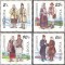 MOLDOVA 1998, Costume populare, serie neuzata, MNH