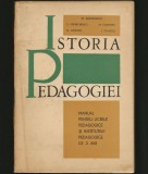 ISTORIA PEDAGOGIEI - ȘT. B&Acirc;RSĂNESCU, S. CERNICHEVICI - MANUAL PEDAGOGIE / LICEE PEDAGOGICE