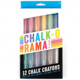 Creioane cu creta Chalk-O-Rama, 3 ani+, 12 buc, Ooly