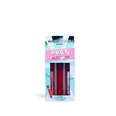 Set 3 rujuri Magic Studio Lip Trio 68071 foto