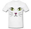 Tricou &quot; Vector cat face &quot;