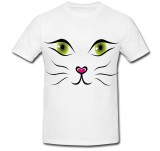 Cumpara ieftin Tricou &quot; Vector cat face &quot;