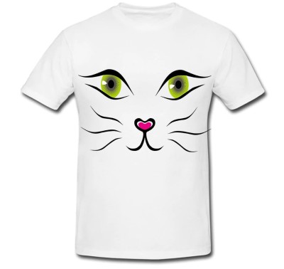 Tricou &amp;quot; Vector cat face &amp;quot; foto