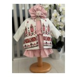 Cumpara ieftin Rochita si Palton Pentru Botez - DPH51