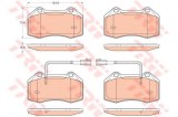Set placute frana,frana disc ALFA ROMEO MITO (955) (2008 - 2016) TRW GDB2045