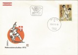 Austria, Campionatele Mondiale de Judo, 1975, FDC