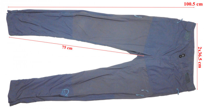 Pantaloni trekking Norrona Bitihorn Lightweight dama marimea XS