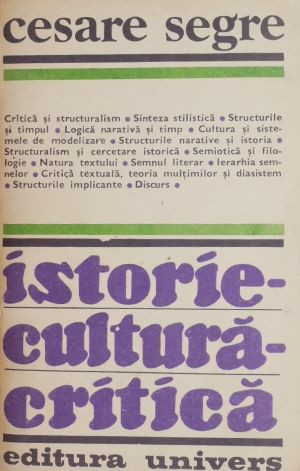 Istorie - Cultura - Critica - Cesare Segre