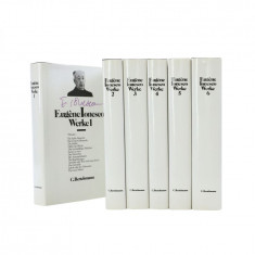 Eugen Ionescu - Eugène Ionesco, Werke, 6 volume, 1985, cu dedicația lui E. Ionesco