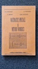 MATEMATICI SPECIALE SI METODE NUMERICE - Popovici, Memet