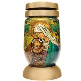 Candela Bolsius din Sticla 36h 3l Maica Domnului Vitrariu DNC39844