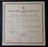 Diploma 1941 de libera practica a mositului in tara
