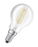 Bec LED filament Osram E14 4W 2700K lumina calda Value Classic P