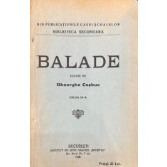 Gheorghe Coşbuc, Balade, ediţia III - A
