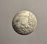 Finlanda 100 Markkaa 1990 UNC, Europa