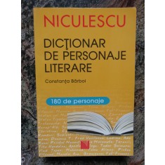 Dictionar de personaje literare - Constanta Barboi