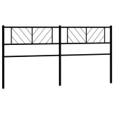 Cumpara ieftin Tablie de pat de schimb metalica, negru, 180 cm