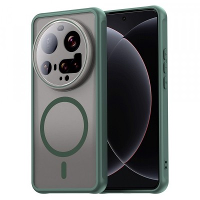Husa MagSafe pentru Xiaomi 15 Ultra, Techsuit, HaloFrost II, Verde foto