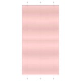 Jaluzea plisată roz 105x200 cm Lățime țesătură 104,4 cm