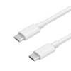 Cablu de date Samsung EP-DX310JBE USB-C al USB-C 3A 1,8m Alb