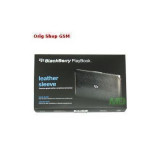 Husa BlackBerry PlayBook Negru leather Original Blister, Piele