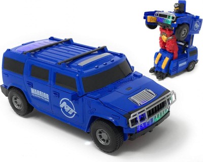Masina transformers robot, jucarie interactiva, 2 in 1, rotire 360 de grade, foto