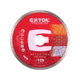 EXTOL PREMIUM disc diamantat pentru tăierea plăcilor (neted), tăiere umedă; 115&times;1,8&times;22,2mm, max.13.300 rotații/minut